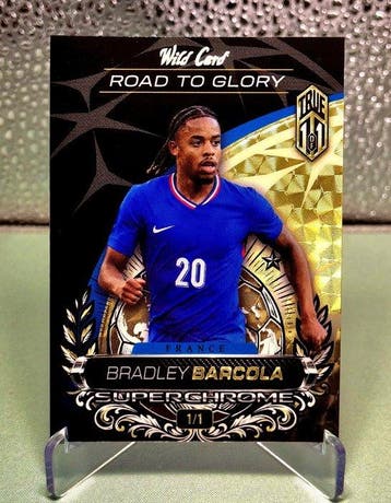 2026 Wild Card Bradley Barcola 1/1 Autograf - 1 Card -, Nieuw