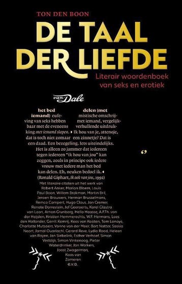 De taal der liefde - Ton den Boon 9789460773600, Boeken, Verzenden, Zo goed als nieuw, Ton den Boon
