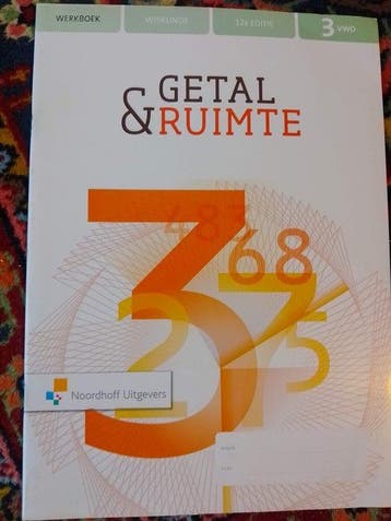 Getal & Ruimte 12e ed vwo 3 werkboek 9789001900922, Boeken, Verzenden, Zo goed als nieuw