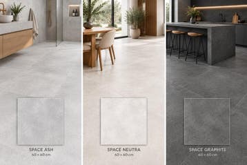 Betonlook Vloertegels 60x60 Grijstinten | 3 Kleuren | ACTIE, 60 cm of meer, Verzenden, Nieuw, 10 m² of meer