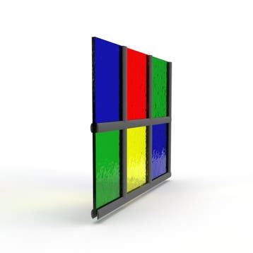 Enkel glas in lood tisch kathedraal, Ophalen of Verzenden, Nieuw