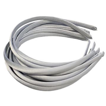 Fako Fashion - Diadeem - Satijn - 10mm - Zilvergrijs - 10, Sieraden, Tassen en Uiterlijk, Verzenden, Nieuw
