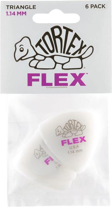 Jim Dunlop 456P114 Tortex Flex bas plectrum 1.14 mm 6-pack, Muziek en Instrumenten, Instrumenten | Toebehoren, Ophalen of Verzenden