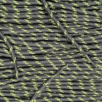 Ronde outdoor veters - Donkergrijs Neongroen • 120  cm x 5, Ophalen of Verzenden, Nieuw