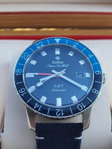 Zodiac - Super Sea Wolf GMT - Super Sea Wolf Gmt ZO9413 -, Nieuw