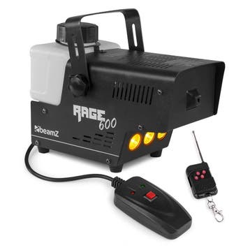beamZ Rage 600LED Rookmachine met Vlameffect en Draadloze, Ophalen of Verzenden, Nieuw