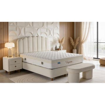 Boxspring Viyana Opberg, Ophalen of Verzenden, Nieuw, Tweepersoons
