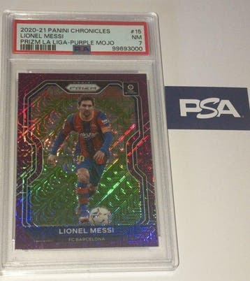 2020/21 Panini Chrome Lionel Messi #15 Parallel card, Foil,, Nieuw