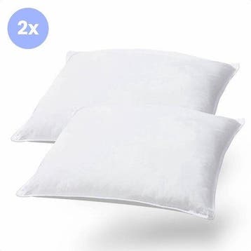 2dekans | Soulsnooze Luxe Hoofdkussen - Set van 2 stuks -, Ophalen of Verzenden, Zo goed als nieuw, Wit