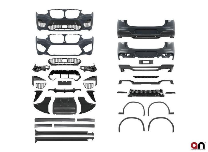 Compleet EVO M Look Pakket BMW X4 G02 B2255, Auto-onderdelen, Carrosserie en Plaatwerk, Nieuw, BMW, Voor, Achter, Links, Rechts