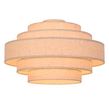 Japandi plafondlamp beige, Timmy, Ophalen of Verzenden, Nieuw