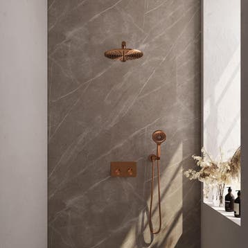 Brauer Copper Edition Thermostatische Regendoucheset Inbouw, Ophalen of Verzenden, Nieuw