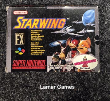 Starwing (SNES tweedehands game), Spelcomputers en Games, Ophalen of Verzenden, Zo goed als nieuw