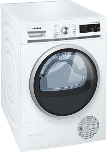 Siemens Wt47w560fg - Warmtepompdroger - 8 kg - autoDry - 64, Ophalen of Verzenden, Zo goed als nieuw, Voorlader, 85 tot 90 cm