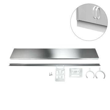 GGM Gastro | Onderblad - RVS - 1000x125mm - voor ASK-, ADK-,, Verzenden, Nieuw in verpakking, RVS Meubilair
