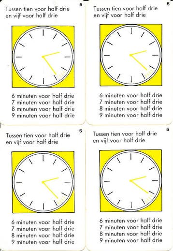 Kwartet klok kijken 5 Geel, Verzenden, Nieuw