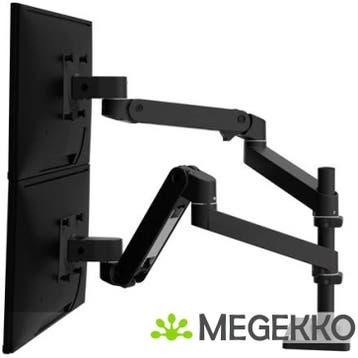 Ergotron LX Pro 27  Series 45-690-292 Dual Monitorarm Zwart, Verzenden, Nieuw, Ergotron