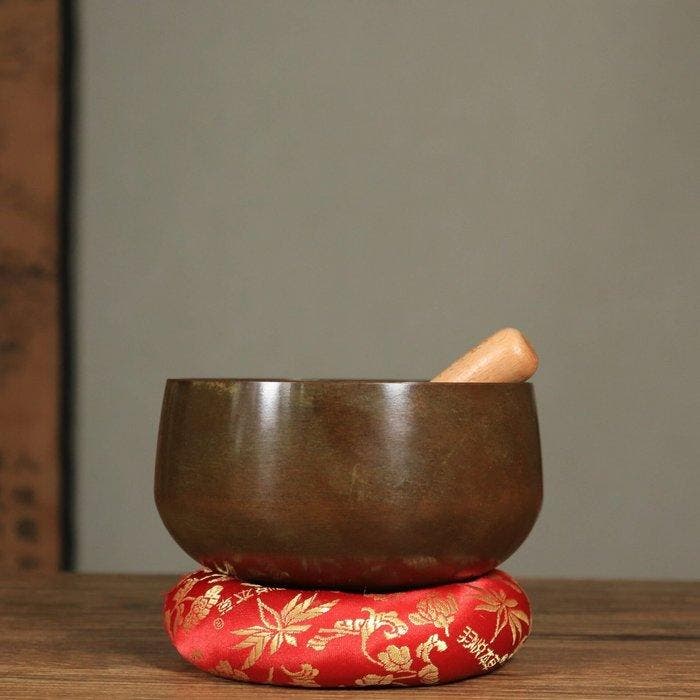 Klankschaal - Koper - 1960-1970 - Tadopati Singing Bowl, Muziek en Instrumenten, Blaasinstrumenten | Blokfluiten
