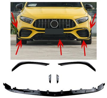voorspoiler Front Spoiler geschikt voor Mercedes W177 A45