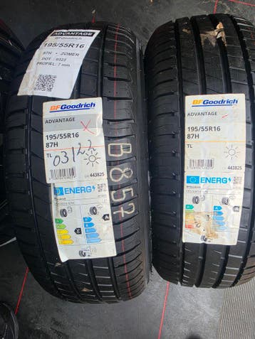 195/55r16 87H Goodrich 2 nieuwe banden, Auto-onderdelen, Banden en Velgen, Ophalen, 16 inch, Nieuw, Band(en)