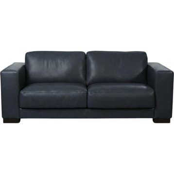 Leren bank Clear - 2,5 zits - Granada Blue (blauw) - Poten, Bohemian, Eigentijds, Modern, Retro, Vintage, Nieuw, Ophalen of Verzenden
