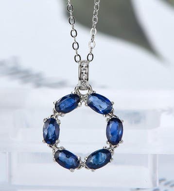 Zonder minimumprijs - Ketting met hanger Zilver, Platina,