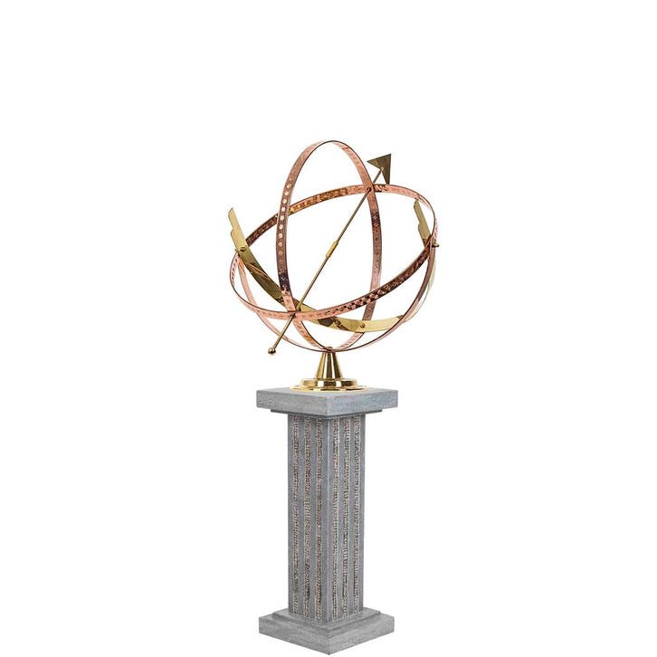 Zonnewijzer Mercurius Z9 & sokkel SB104 Decoratie, Tuin en Terras, Tuinwanddecoratie, Verzenden