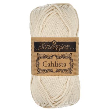 Scheepjes Cahlista 50g - 505 Linen - Haakgaren / Breigaren, Ophalen of Verzenden, Nieuw, Breien of Haken, Wol of Garen