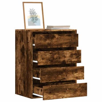 vidaXL Ladekast 60x41x76 cm bewerkt hout oud houtkleurig, Kinderen en Baby's, Verzenden, Nieuw