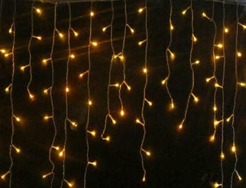 Kerst Gordijn 4 Meter - Warm Wit, Ophalen of Verzenden, Nieuw