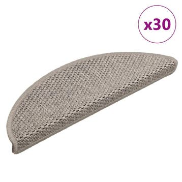 vidaXL Trapmatten zelfklevend 30 st sisal-look 56x17x3cm, Verzenden, Nieuw