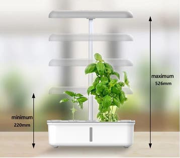 WiFi Hydrocultuur Kweeksysteem met LED – Indoor Kruidentuin, Verzenden, Nieuw