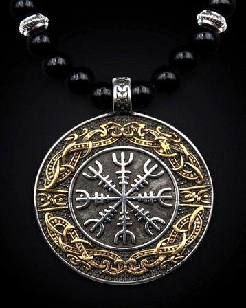 Viking Kompas Vegvisir en obsidiaan – Beheersing van het Lot