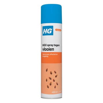 Vlooienspray | HG X | 400 ml (Geschikt voor in huis), Verzenden, Nieuw