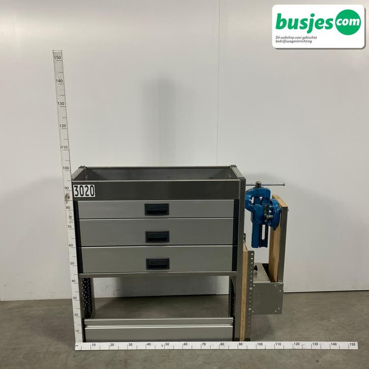 Aluca bedrijfswageninrichting 890x320x950mm (3020), Auto diversen, Overige Auto diversen, Ophalen of Verzenden