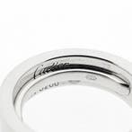 Witgouden LOVE-ring gezet met diamant; Cartier, Sieraden, Tassen en Uiterlijk, Gebruikt, Overige kleuren, Ophalen of Verzenden