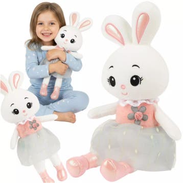 Kruzzel knuffelkonijn – pluche konijn van 45 cm, zachte k., Ophalen of Verzenden, Nieuw