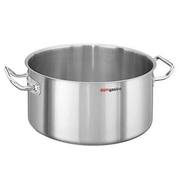 GGM Gastro | Braadpan - Rvs - 18/10 - 25 liter - Ø40cm - |, Verzenden, Nieuw