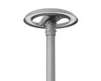 LED rond design lantaarnpaal armatuur VOCGTS-ON-TOP 30W, Nieuw