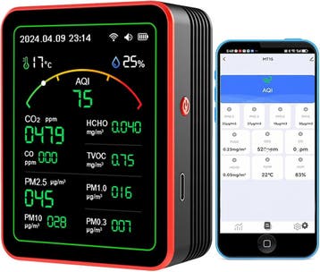 CO2 Meter WiFi Tuya | Tweedekansje | OP=OP, Ophalen of Verzenden, Gebruikt