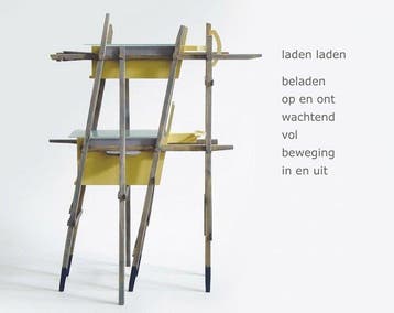 Jan Pieter De Graaf - Kast - Hout, Multiplex, Glas -