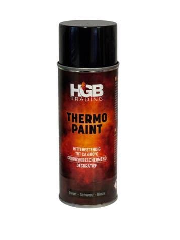 Hittebestendige Verf Zwart 400 Ml, Nieuw