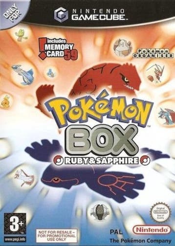 Pokemon Box Ruby & Sapphire (Gamecube Games), Ophalen of Verzenden, Zo goed als nieuw