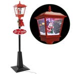 LED Kerstman Lantaarn 180cm | Laatste Stuk!, Kunststof, Zwart, Nieuw, Ophalen of Verzenden