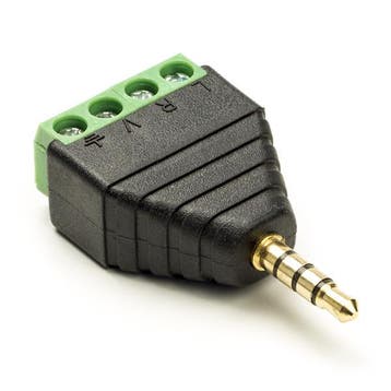 Speaker connector | M | Goobay (Stereo, 3.5 mm, 4-pin), Verzenden, Nieuw