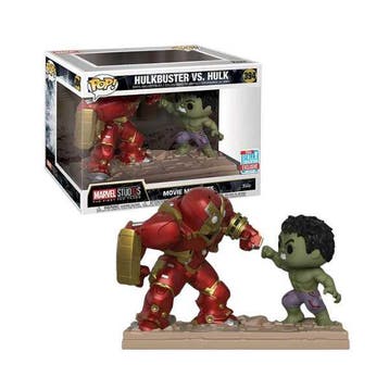 Funko Pop  Movie Moments  Hulkbuster vs Hulk 394 + Protector, Verzenden, Nieuw