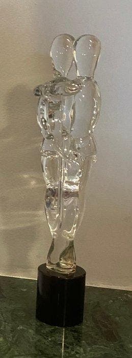 Renato Anatra - sculptuur, Amanti - 31 cm - Murano-glas - 70, Antiek en Kunst