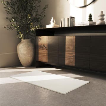 Kortpolig vloerkleed Soft Zone - 60 x 110 cm, crème, Huis en Inrichting, Verzenden, Nieuw