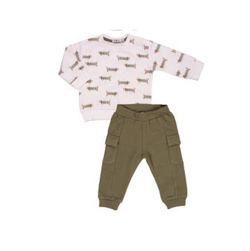 EMC 3pc Fleece Set - 74 (6-9 maanden), Ophalen of Verzenden, Nieuw
