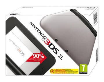 Nintendo 3DS XL Console - Zwart/Zilver (In doos), Verzenden, Zo goed als nieuw
